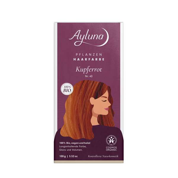 Tinte vegetal bio rojo cobrizo para cabello Tinte vegetal bio rojo cobrizo para cabello