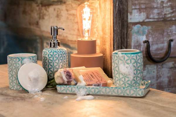 Vaso de cerámica para cepillo dientes