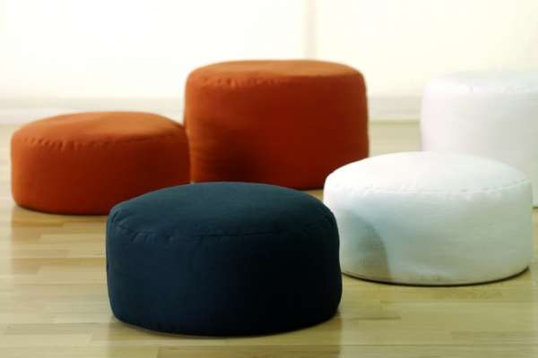 Cojín ecológico redondo para meditación