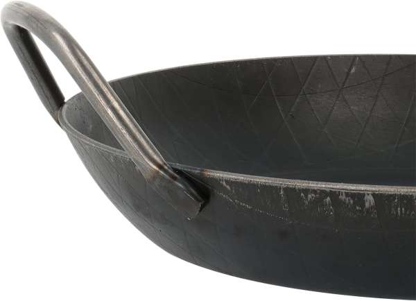 Sartén paellera de hierro forjado borde 4,5 cm