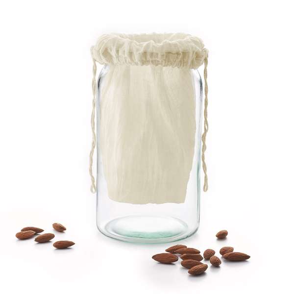 Bolsa ecológica para colar o hacer leches vegetales Bolsa ecológica para colar o hacer leches vegetales
