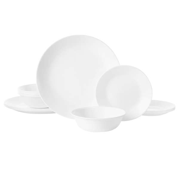 Vajilla de vidrio de 12 piezas Corelle Vajilla de vidrio de 12 piezas Corelle