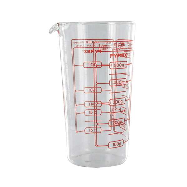 Vaso medidor de vidrio 0,5 litros Vaso medidor de vidrio 0,5 litros