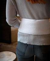 Vista previa: Bolsa para agua caliente con funda gofrada de algodón ecológico Vista previa: Bolsa para agua caliente con funda gofrada de algodón ecológico