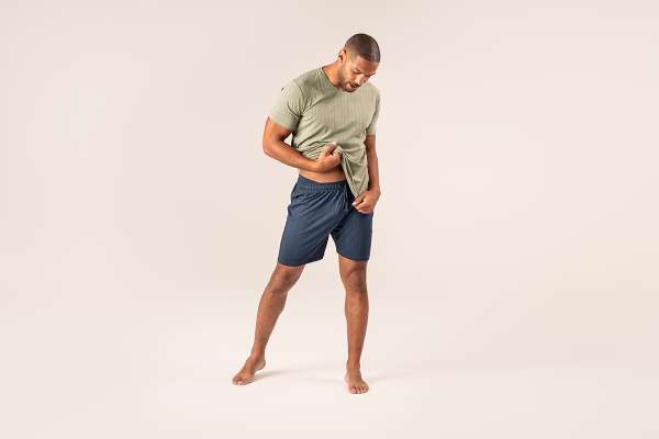 Pijama corto hombre algodón ecológico Rex