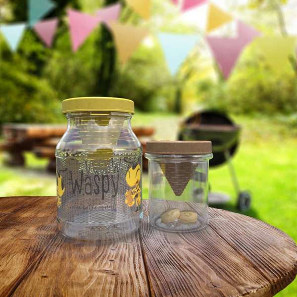 Trampa natural para avispas Frubby (sin matarlas)