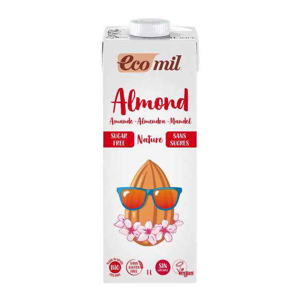 Bebida de almendras sin azúcar bio Bebida de almendras sin azúcar bio