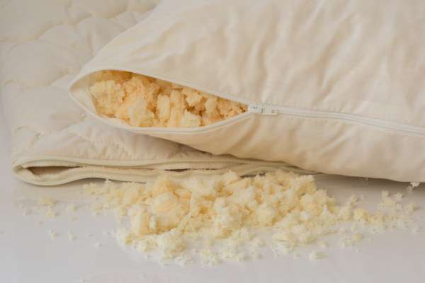 Almohada de copos de látex 100% natural