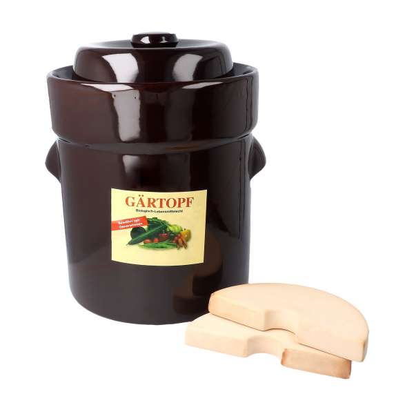 Recipiente para fermentación y conservas Recipiente para fermentación y conservas