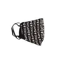 Vista previa: Mascarilla ecológica negra #staysafe Vista previa: Mascarilla ecológica negra #staysafe