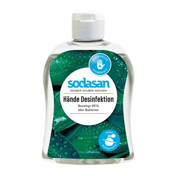 Desinfectante ecológico para manos sin perfume (300 ml y 10 l.) Desinfectante ecológico para manos sin perfume (300 ml y 10 l.)