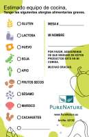 Tarjetas de alergia alimentaria italiano/español (50 uds.) Tarjetas de alergia alimentaria italiano/español (50 uds.)