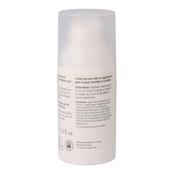 Crema facial de noche Olive Sensitive de Safeas