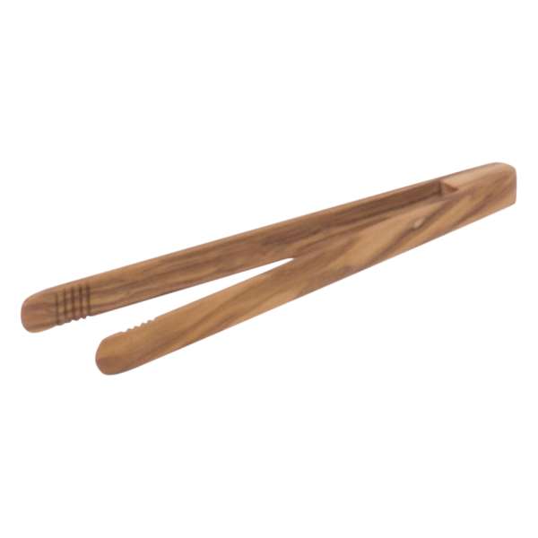 Pinzas para cocinar de madera de olivo Pinzas para cocinar de madera de olivo