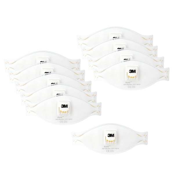 Mascarilla partículas FFP1 con válvula (pack 10) Mascarilla partículas FFP1 con válvula (pack 10)