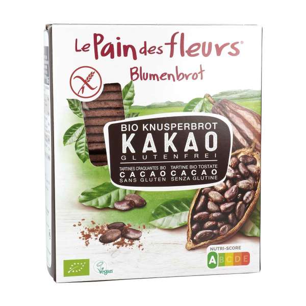 Crackers de arroz y cacao bio sin gluten Crackers de arroz y cacao bio sin gluten