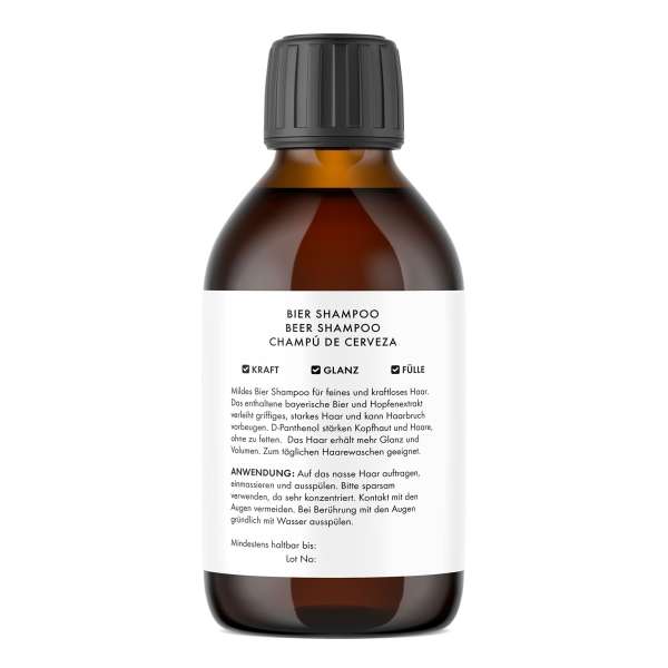 Champú de cerveza Pure Nature