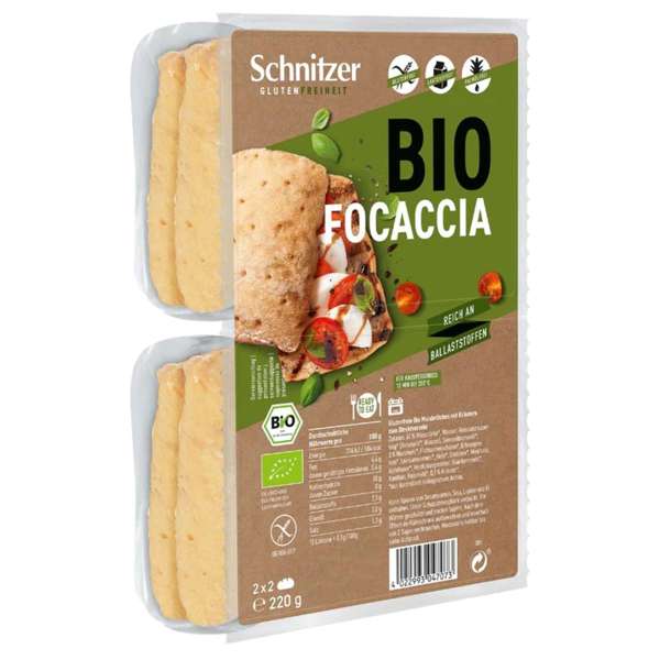 Focaccia clásica fresca bio para hornear Focaccia clásica fresca bio para hornear