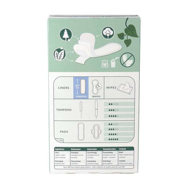 Salvaslip mini natural (30 unidades)