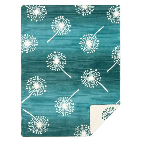 Manta de algodón ecológico Diente de león Manta de algodón ecológico Diente de león