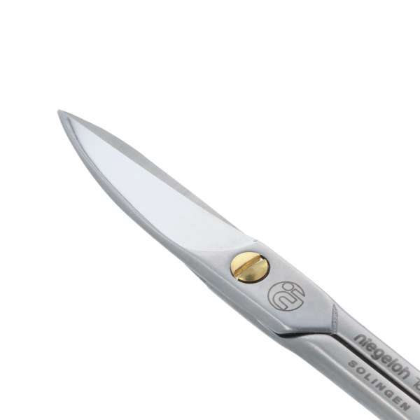 Tijeras punta curva para uñas sin níquel