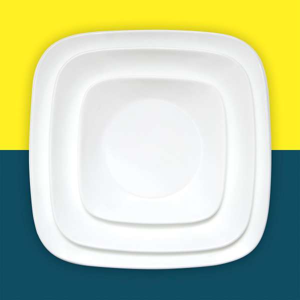 Plato cuadrado Corelle 26,6 cm