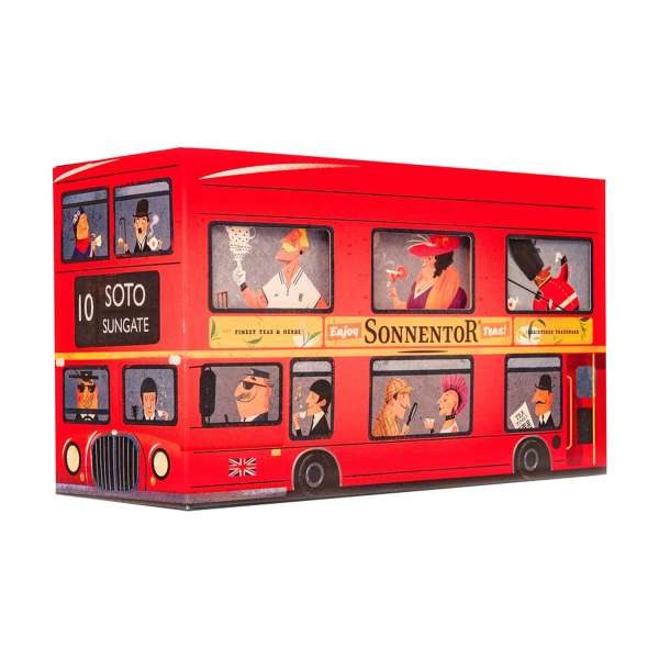 Set de té negro ecológico Sonnetor London Bus Set de té negro ecológico Sonnetor London Bus