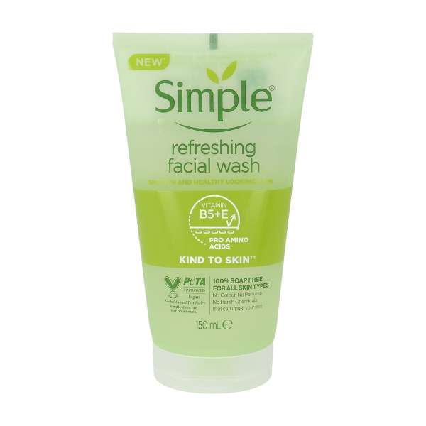 Gel limpiador facial de Simple Gel limpiador facial de Simple