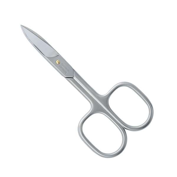 Tijeras punta curva para uñas sin níquel