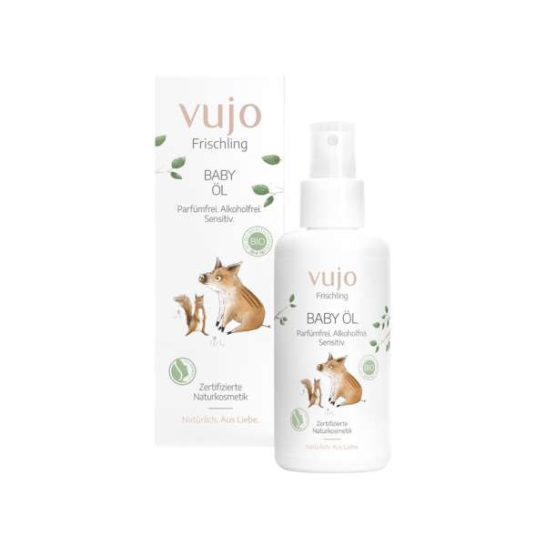 Aceite ecológico Vujo sin perfume para bebé Aceite ecológico Vujo sin perfume para bebé
