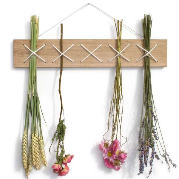 Secador de madera para hierbas y flores CrissCross Secador de madera para hierbas y flores CrissCross