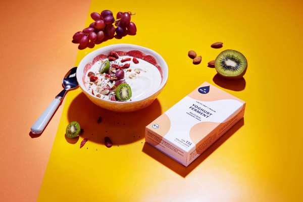 Fermentos ecológicos de yogur con inulina