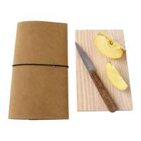 Juego de tabla de cortar y cuchillo con funda Juego de tabla de cortar y cuchillo con funda