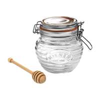 Tarro para miel con cierre mecánico 400 ml. Tarro para miel con cierre mecánico 400 ml.