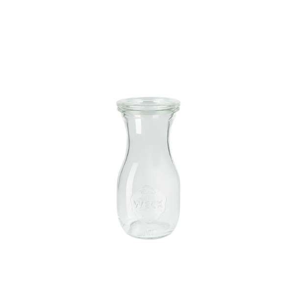 Botella de vidrio con tapa Botella de vidrio con tapa