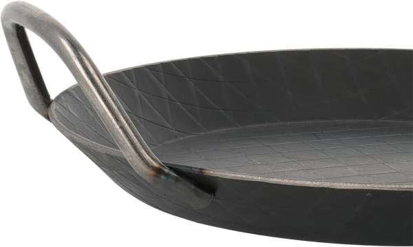 Sartén paellera de hierro forjado borde 2,5 cm