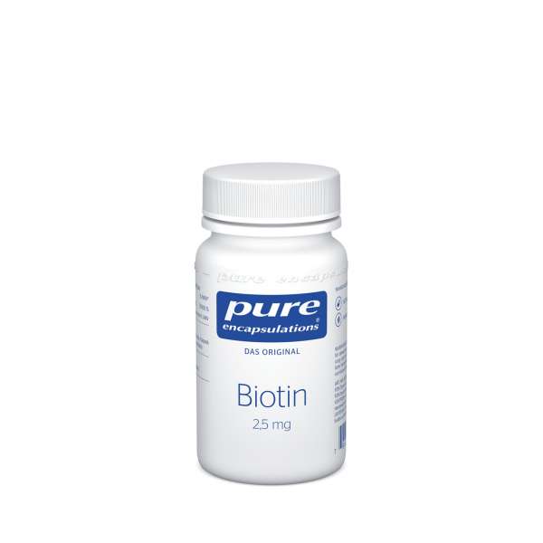 Biotina Pure Encapsulations 2,5 mg (60 cápsulas) Biotina Pure Encapsulations 2,5 mg (60 cápsulas)