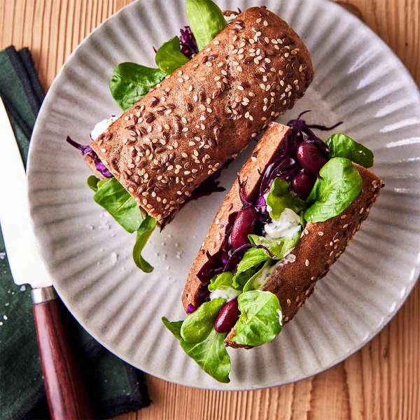 Baguette integral fresca bio para hornear