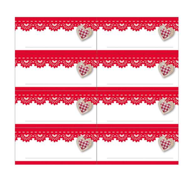 Etiquetas adhesivas para tarros 24 uds.