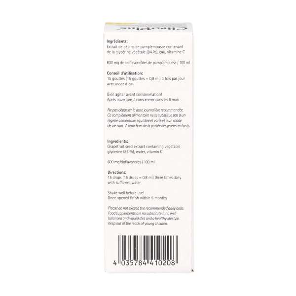 Extracto de semilla de pomelo bio CitroPlus