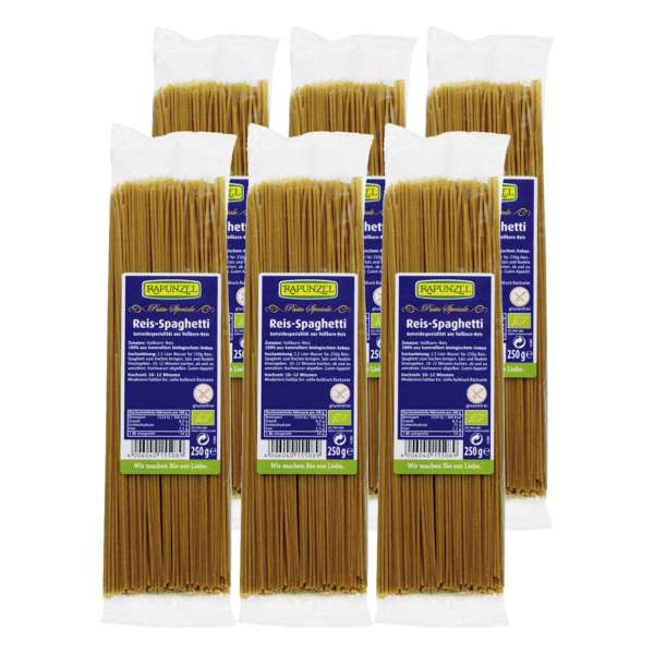 Espaguetis de arroz bio sin gluten (set 6) Espaguetis de arroz bio sin gluten (set 6)