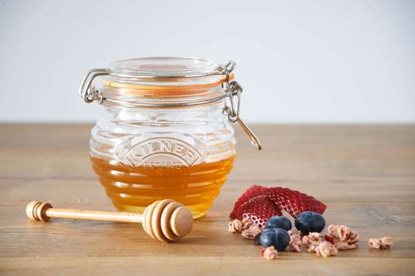 Tarro para miel con cierre mecánico 400 ml.