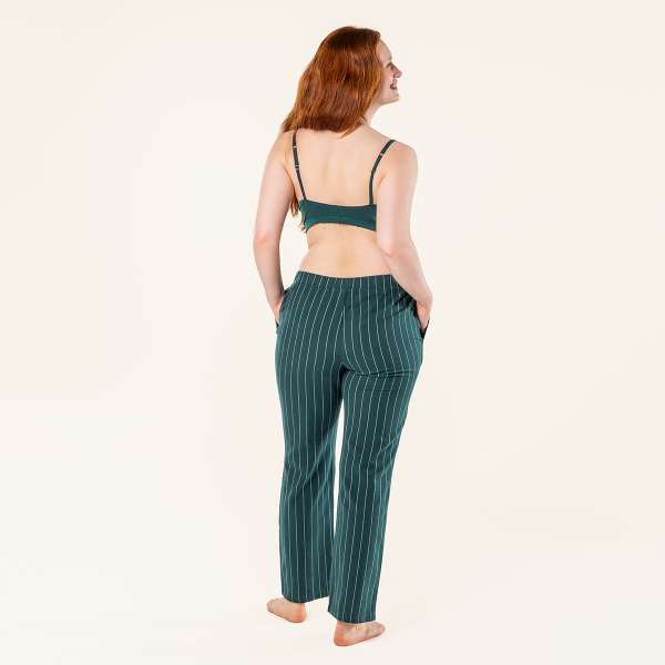 Pantalones pijama y relax Sarabea de algodón ecológico