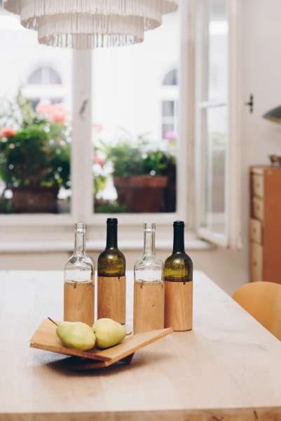 Candelero-botella (transparente)