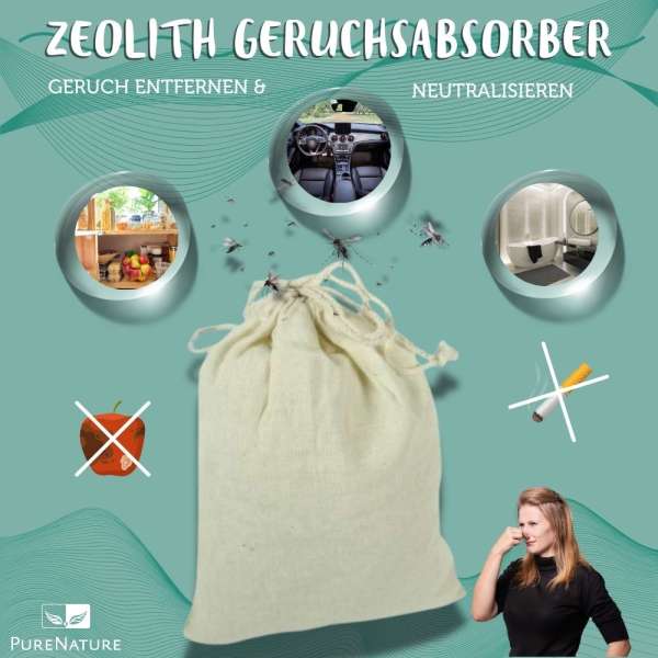 Zeolita absorbe-olores