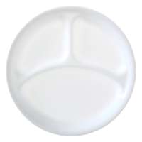 Plato de vidrio Corelle con 3 secciones ø 26 cm Plato de vidrio Corelle con 3 secciones ø 26 cm
