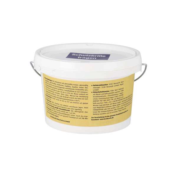 Pintura ecológica de cal grano grueso e inodora