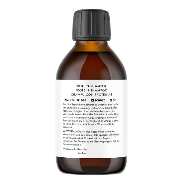 Champú natural con queratina sin perfume