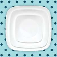 Vista previa: Vajilla de vidrio Corelle 12 piezas Vista previa: Vajilla de vidrio Corelle 12 piezas