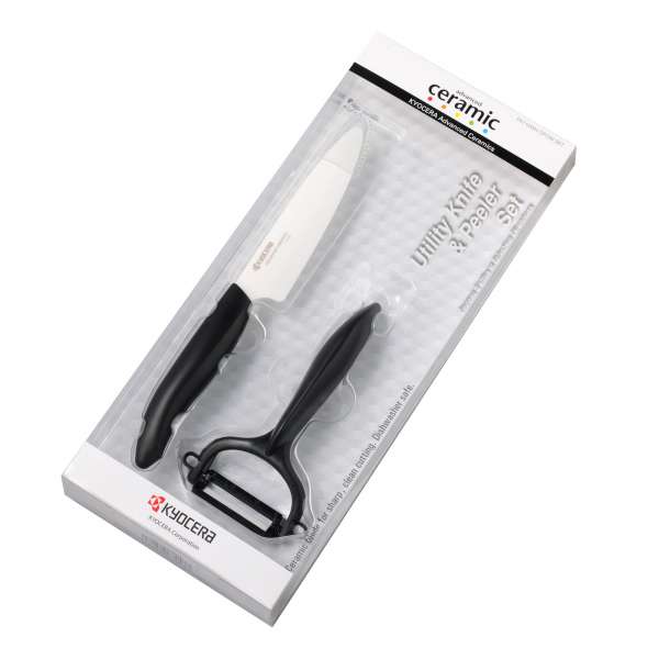 Set de cuchillo y pelador de cerámica Set de cuchillo y pelador de cerámica